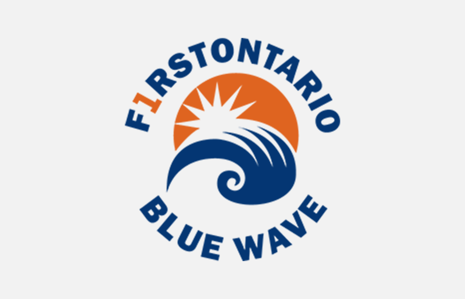 FirstOntario Blue Wave logo