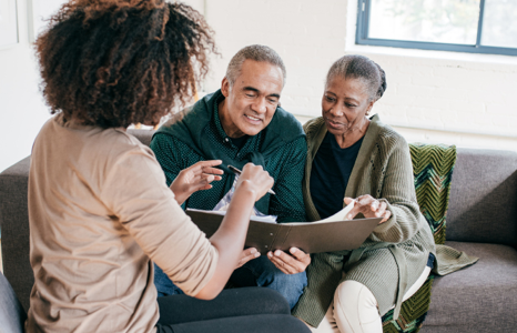 Couple Discussing Estate Planning with an Advisor