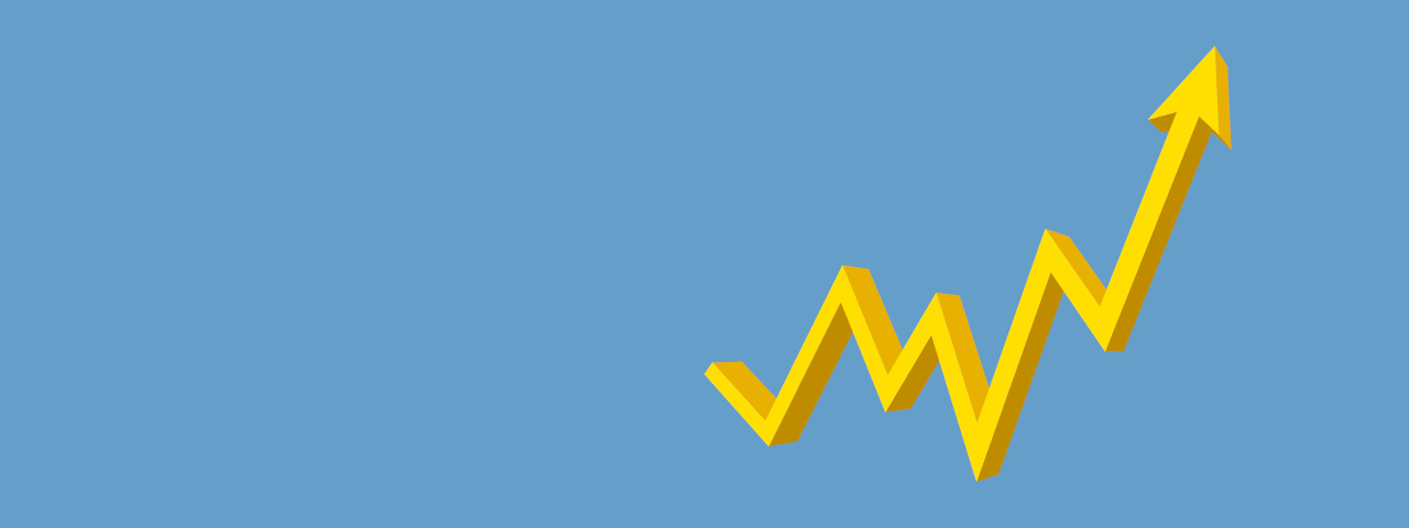 Upward Trending Returns Line Graph