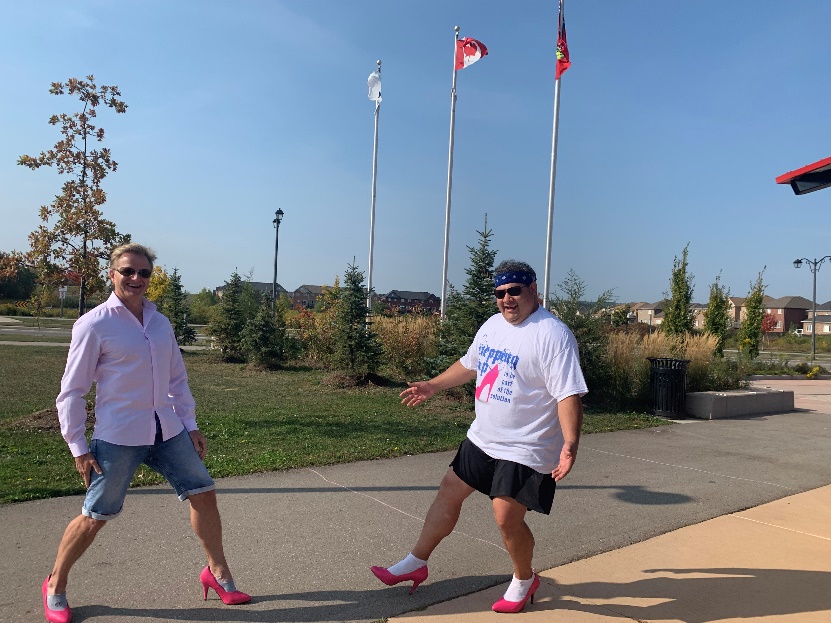 Walk a mile in her shoes volunteers