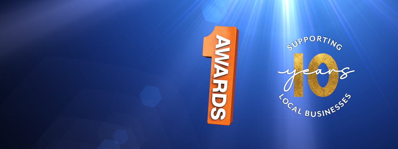 1Awards Trophy in Spotlight - Celebrating 10 Years