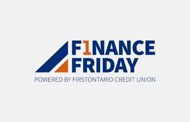 Finance Friday Powered by FirstOntario Credit Union logo