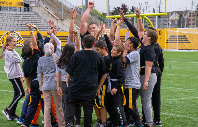 Kids Participating in Ticats BeFit Program