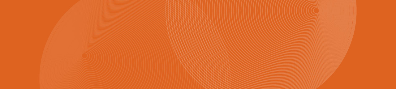 Orange concentric circles