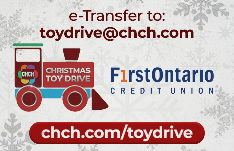 CHCH Christmas Toy Drive - e-Transfer to: toydrive@chch.com