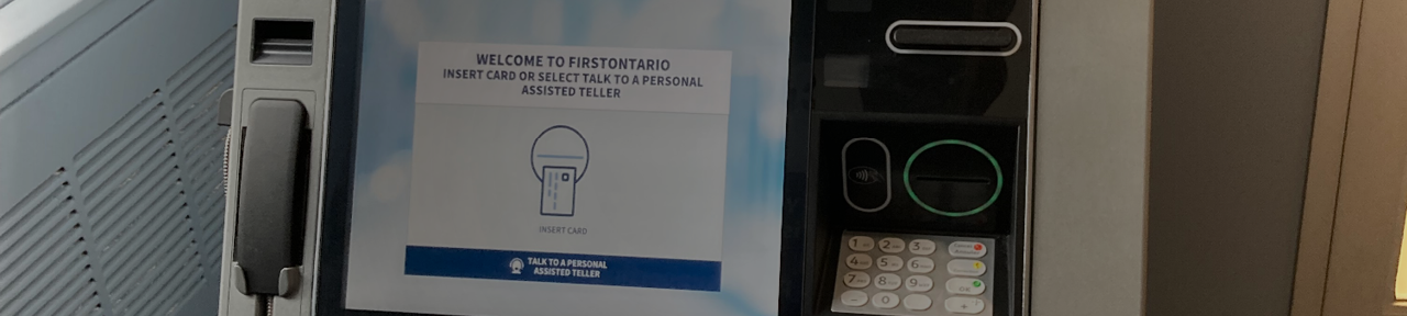 Personal Assisted Teller Machine